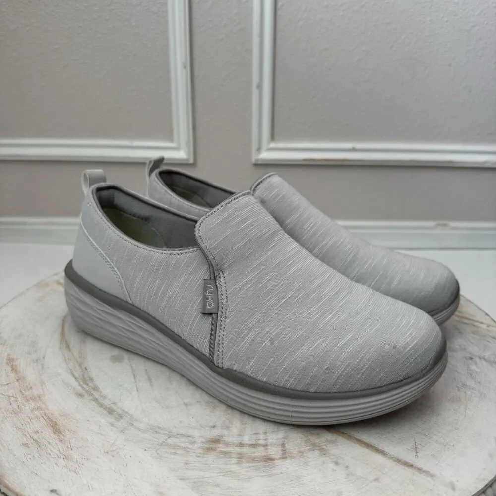 Ryka Natalie Stretch Gore Slip-On Shoes Hushed Gray Womens 9.5B - Picture 2 of 8